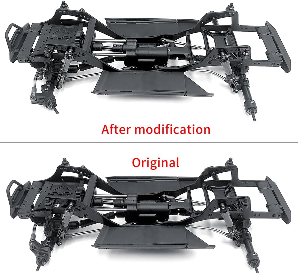 MORLORDY 4Pcs RC Body Post Mounts Shell Holder Mount with Body Post and Clips Set for 1/10 Axial SCX10 PRO AXI03028 RC Car Upgrades Part