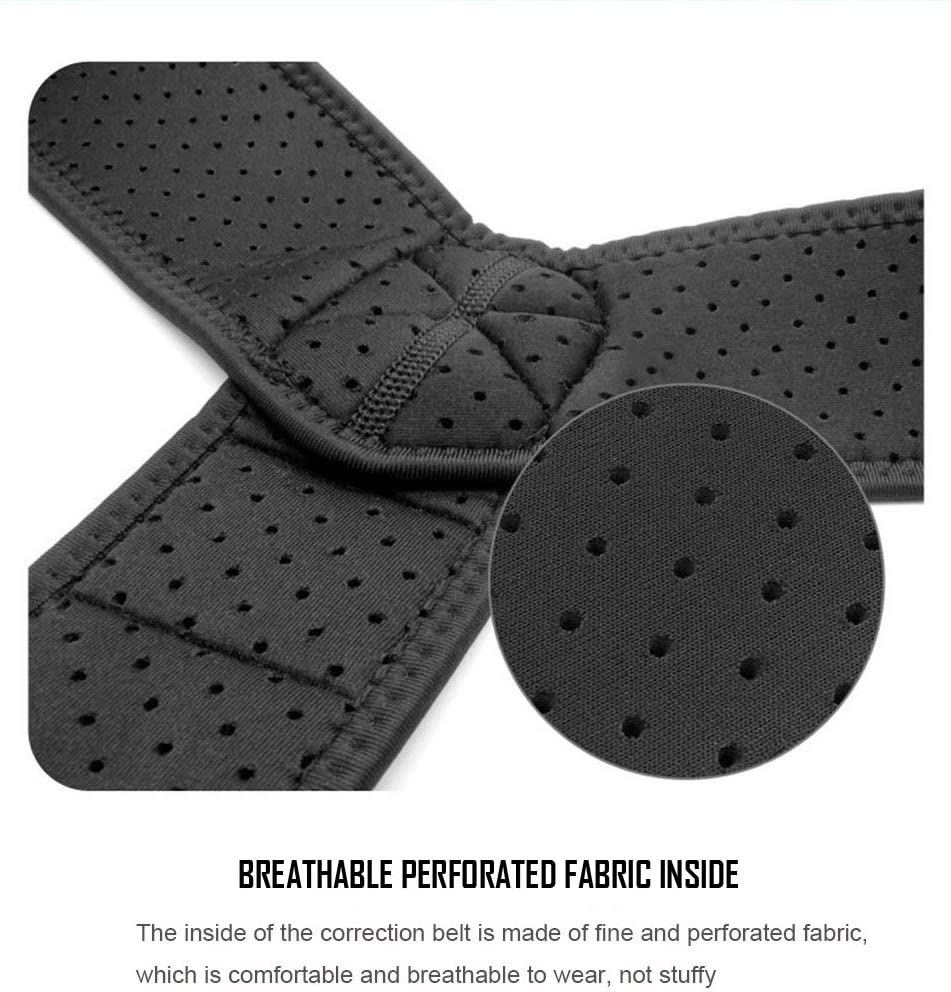 Miniatura 3 de Corrector de postura para mujeres y hombres - Soporte elástico para la espalda - Cinturón de apoyo de espalda - Corrector de postura transpirable -