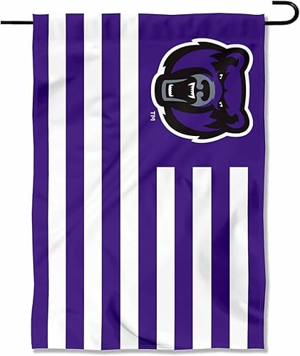 College Flags & Banners Co. Bandera de jardín de la nación de estrellas y rayas de Arkansas Central Arkansas Bears