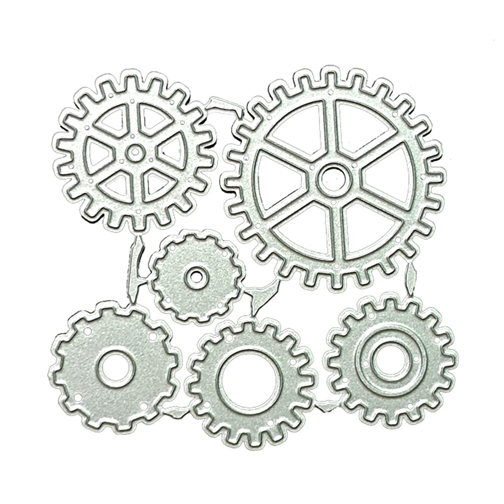 Maxtonser Gearwheel Cutting Dies Greeting Invitation Message Card Photo Album Making for Festival Birthday Blessing Cards Make