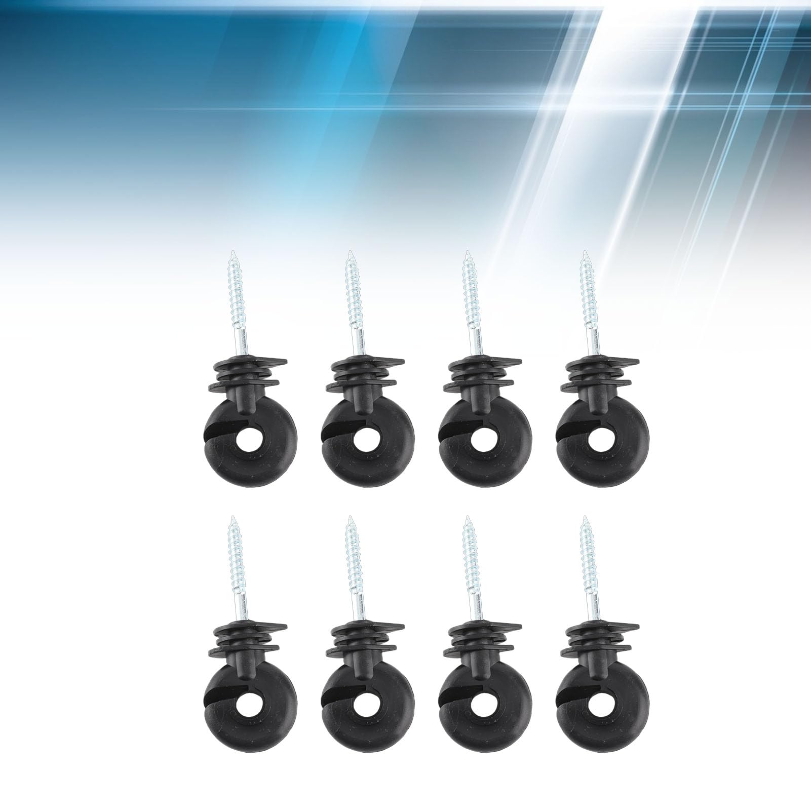 Kikumi 25 * 21 * 7 100 Pz Breve Anello di Vite Isolante Prato Elettrico Recinto Post Recinto Elettrico 25 * 21 * 7