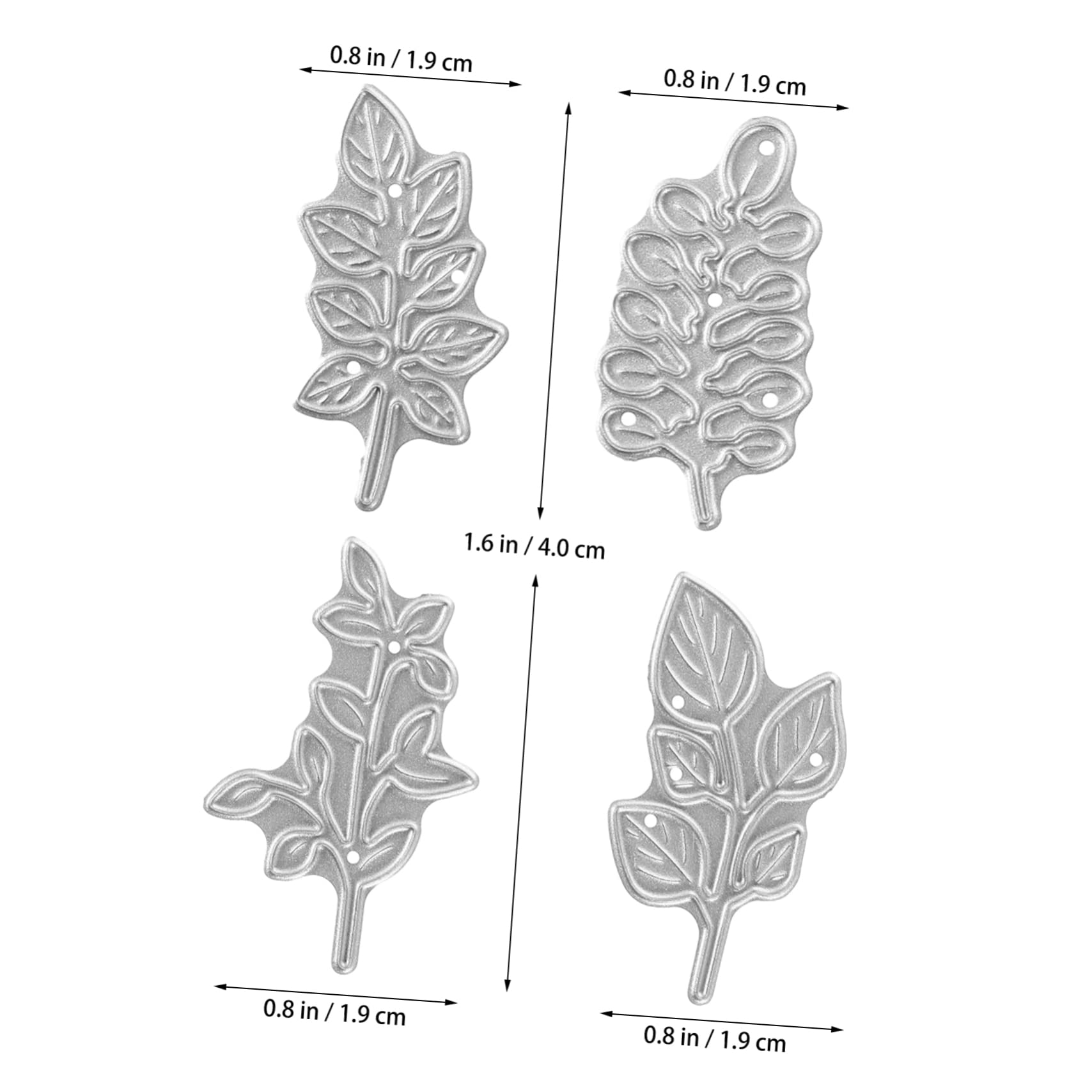 Uonlytech Flower Stencils for Cutting Metal Embossing Dies Handcraft Tools for Scrapbook