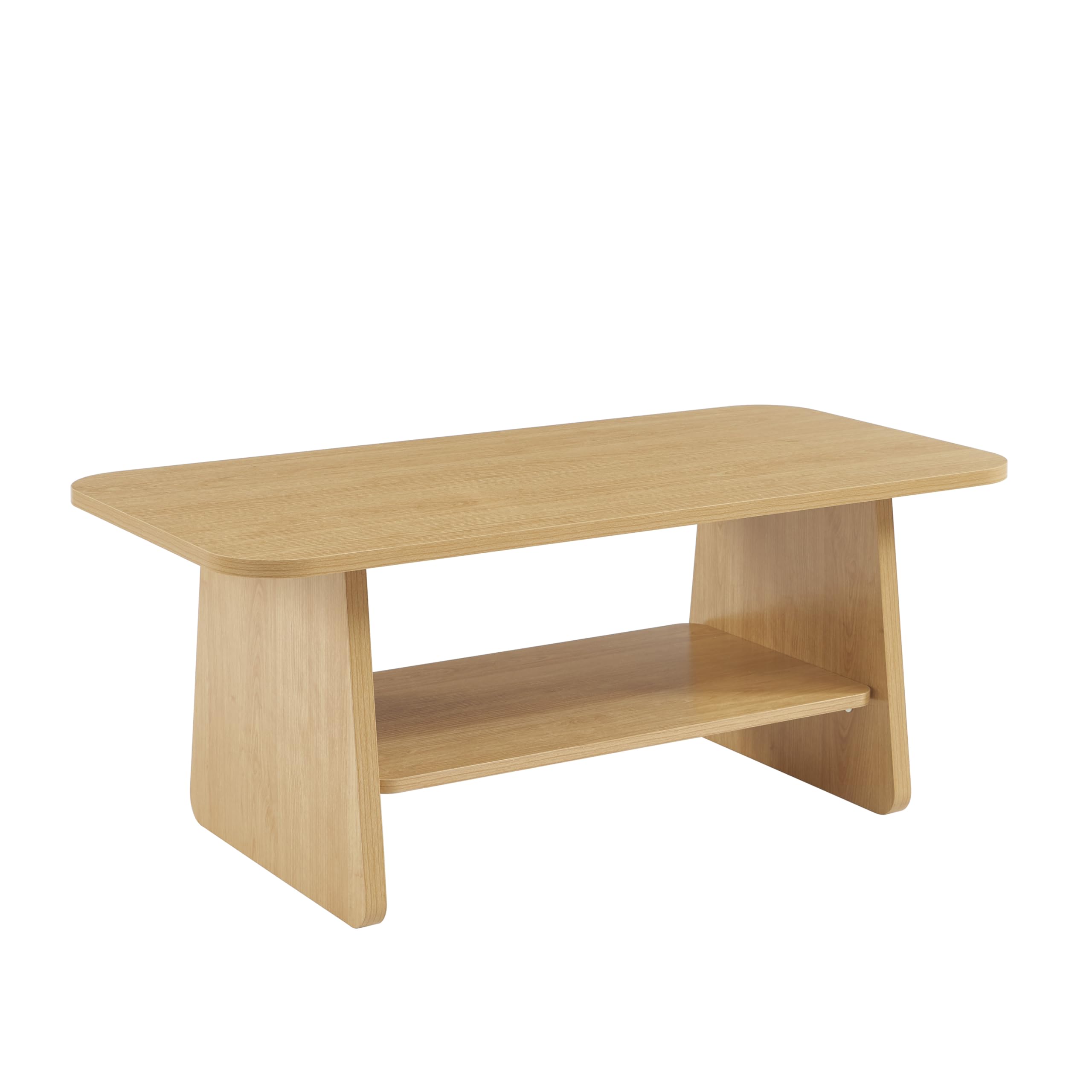 Table basse LANGO effet chêne BAÏTA meuble salon bois clair