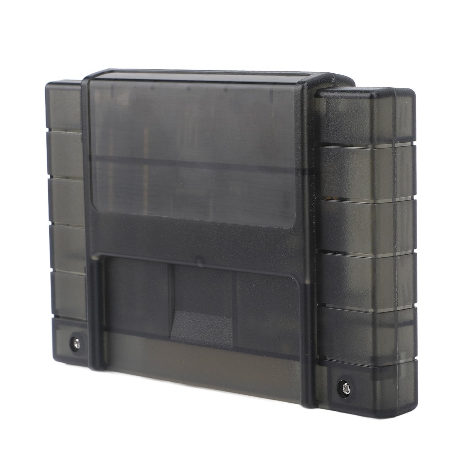 Cartucho de juegos 3000 en 1 V1.0 con tarjeta de memoria de 8 GB para consola SNES, cartucho multijuego compatible con FAT16 y FAT32, función de guardado automático para (Negro transparente)