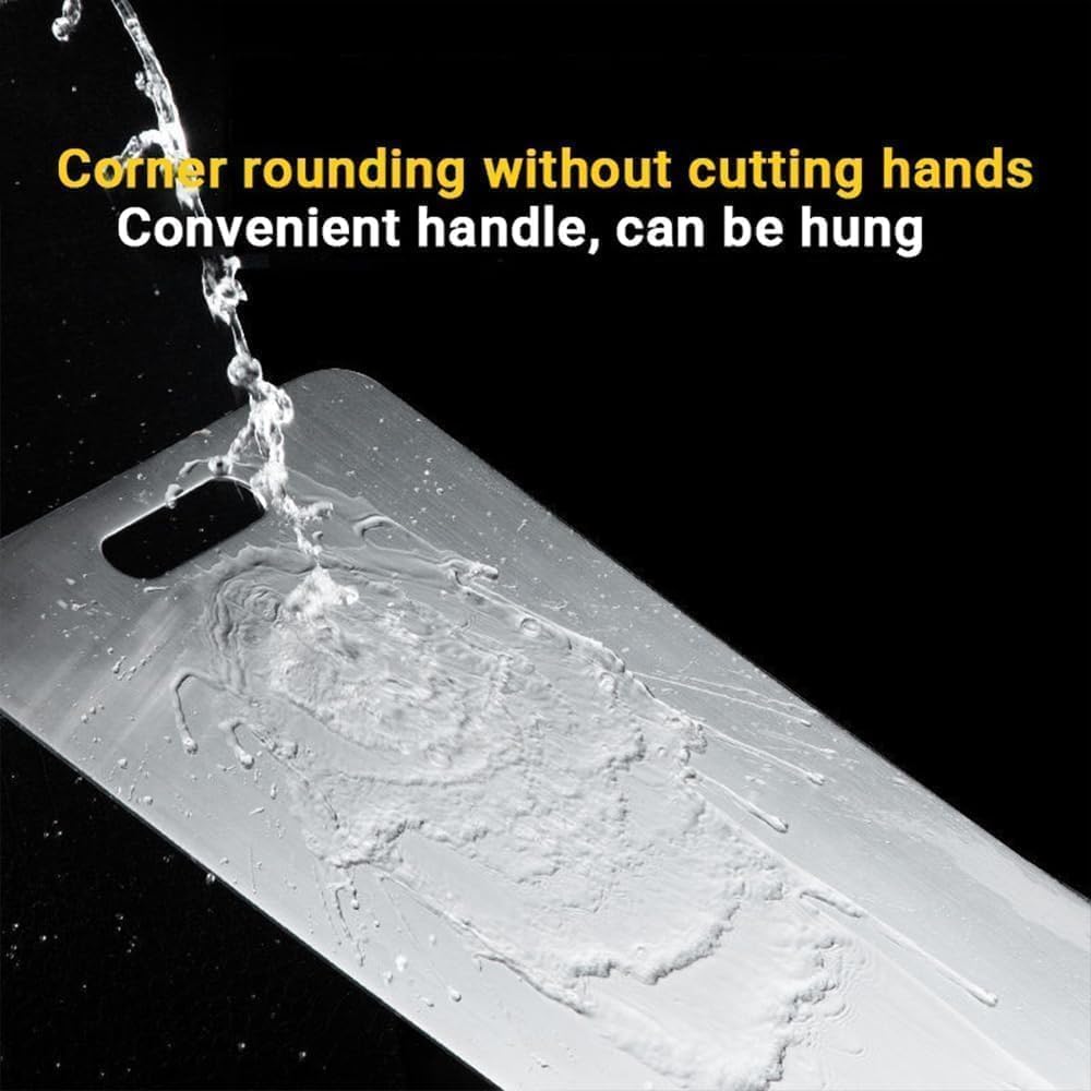 Titanium Cutting Board - 2025 New Upgrade 100% Pure Titanium Cutting Boards For Kitchen, 1 Pack Double-sided food-grade Cutting Board For Cutting Meats, Fruits And Vegetables (12"L x 9"W)