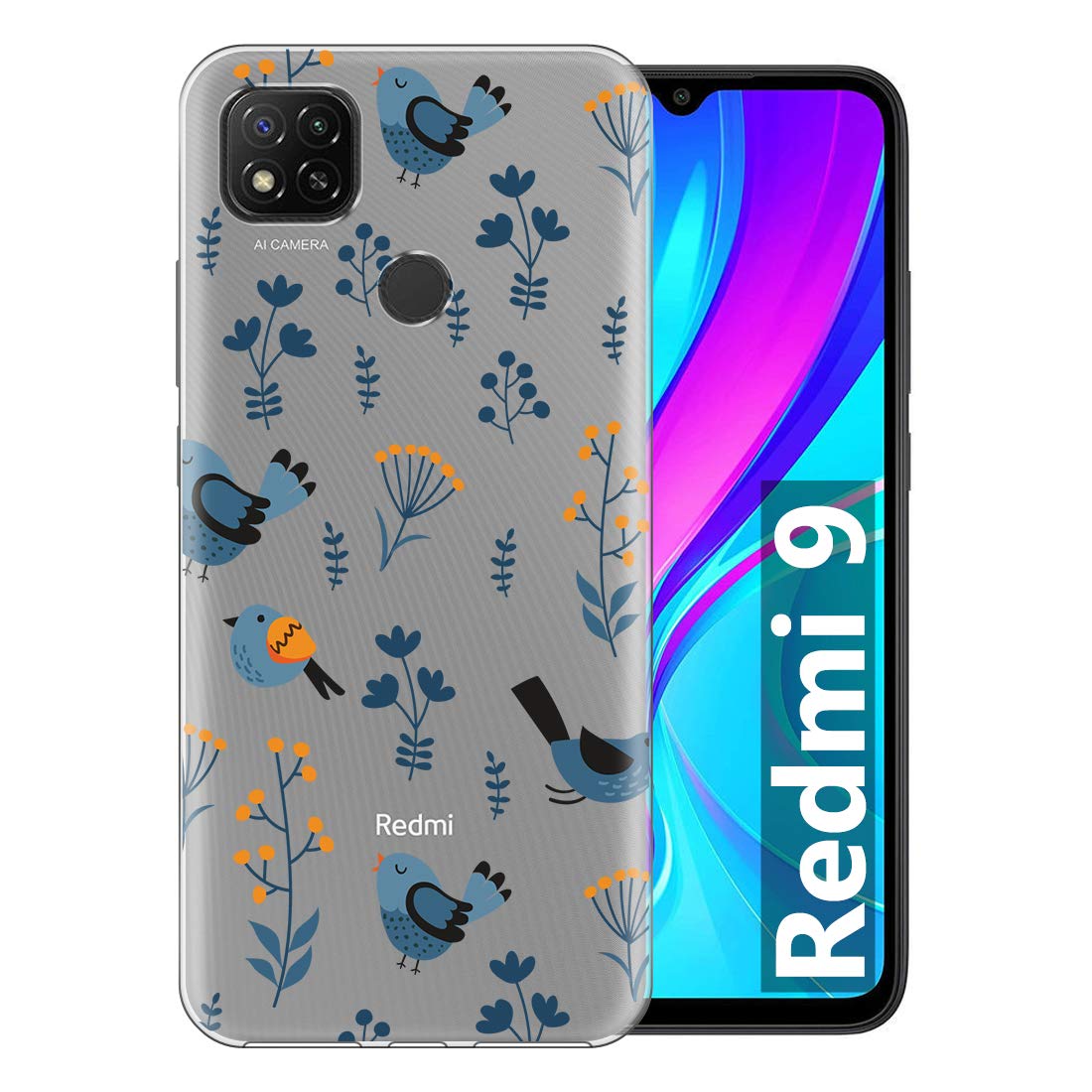 Fashionury Back Cover for Poco C31 / Mi Redmi 9 / Redmi 9 Activ (Silicone/Multi-Coloured) (B08KHBKY55) Amazon Price History, Amazon Price Tracker