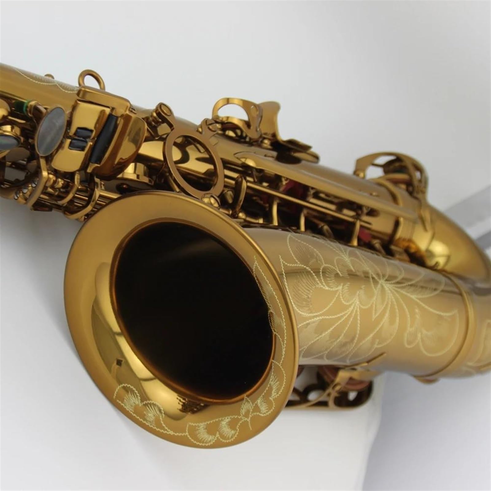 Saxofón Saxofón Para Estudiantes, Llave Dorada, Saxofón Profesional, Color Champán, Saxofón Alto