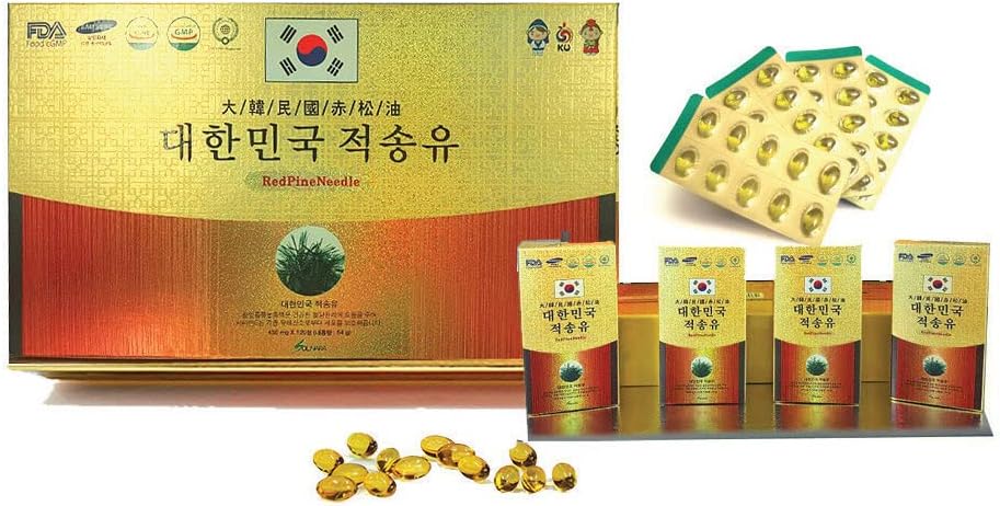 SOLNARA Korea Red Pine Needle Oil 120 Capsule