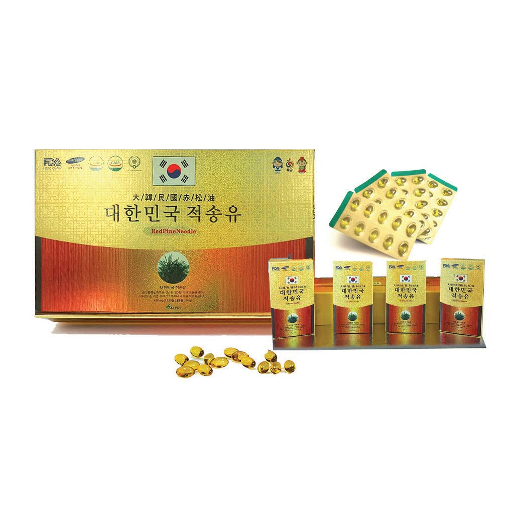SOLNARA Korea Red Pine Needle Oil 120 Capsule