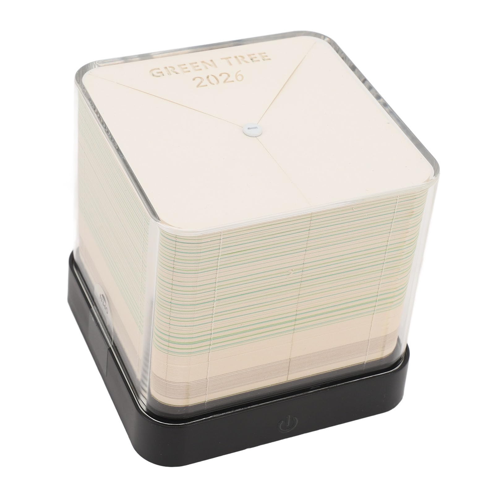 CHICIRIS 3D Notizblock mit Einzigartigem Baumhaus-Design (GREEN)
