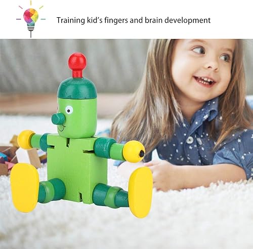 Miniatura 9 de Juguetes del robot de los niños, juguetes del robot, material de madera para los cabr