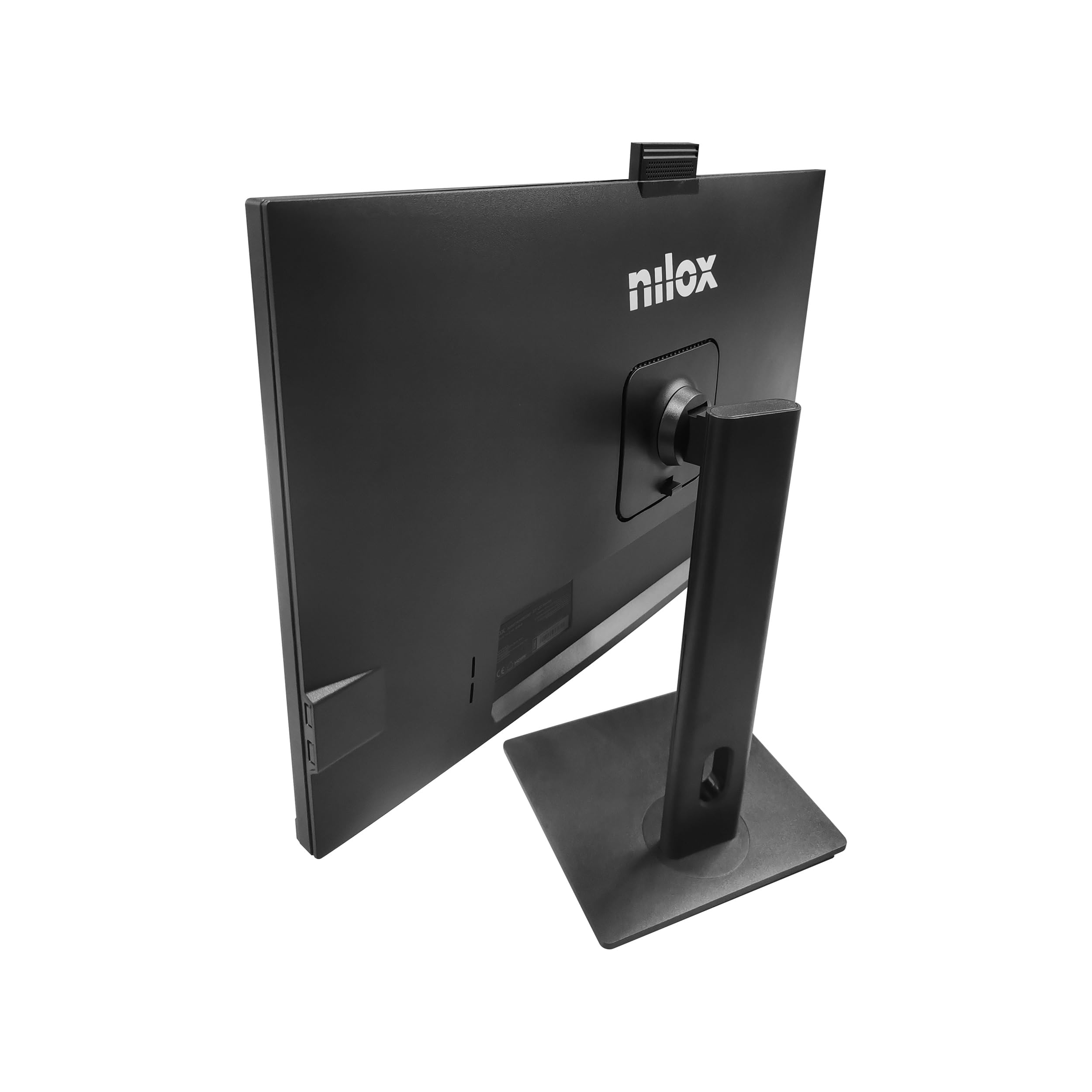 Nilox NXM27RWEB0265 Monitor Business 27'' IPS Full HD, Frecuencia 120 Hz, Cámara Web integrada y USB-C 65 W, Ajustable y ergonómico