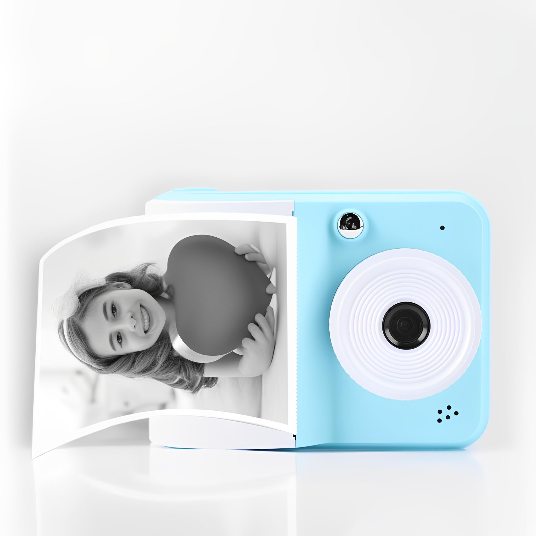 Kids Instant Print Camera with Thermal Printer - 1080P HD Video, 48MP Photos Can be Colored, 2.4" Screen | Portable Travel Toy for Birthday (Blue)-picture-10