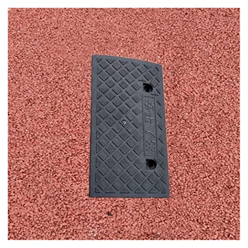 Rampas Livianas de Plástico, Alfombrillas Antideslizantes para Escaleras, Rampas Portátiles para Bicicleta y Scooter - Color Negro, Verde y Amarillo, Tamaño 50 x 27 x 11 CM miniatura 3