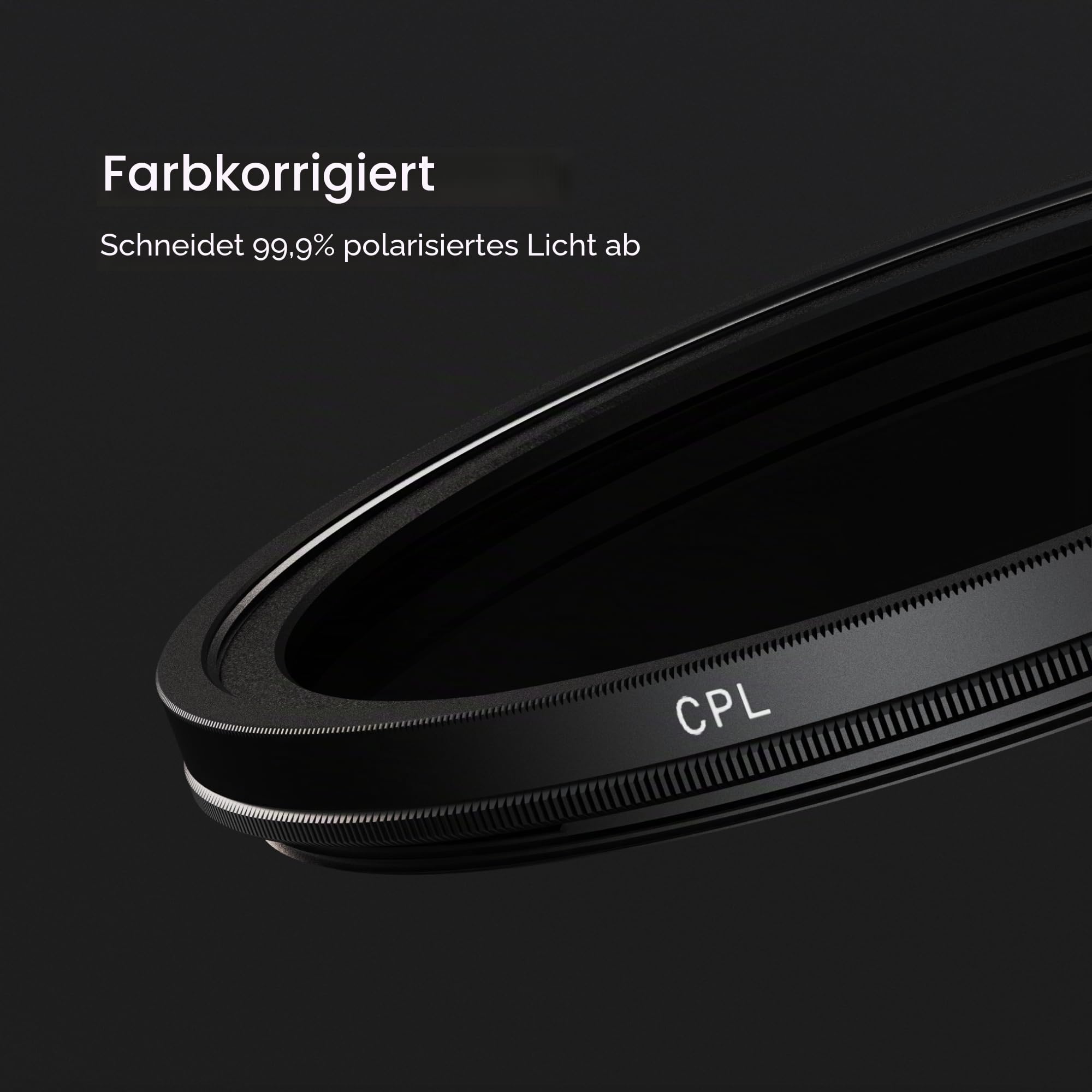 Urth 72 mm Zirkularer Polfilter (polarizationsfilter) CPL Filter (Plus) – ultraschlanker, 30-lagiger nanobeschichteter Kamera-Objektivfilter
