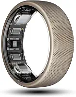 Amazfit Anel inteligente Helio Ring, rastreador de fitness e saúde vestível, carregamento rápido sem fio, frequência cardíaca, SpO2 e rastreamento de estresse (tamanho 10)