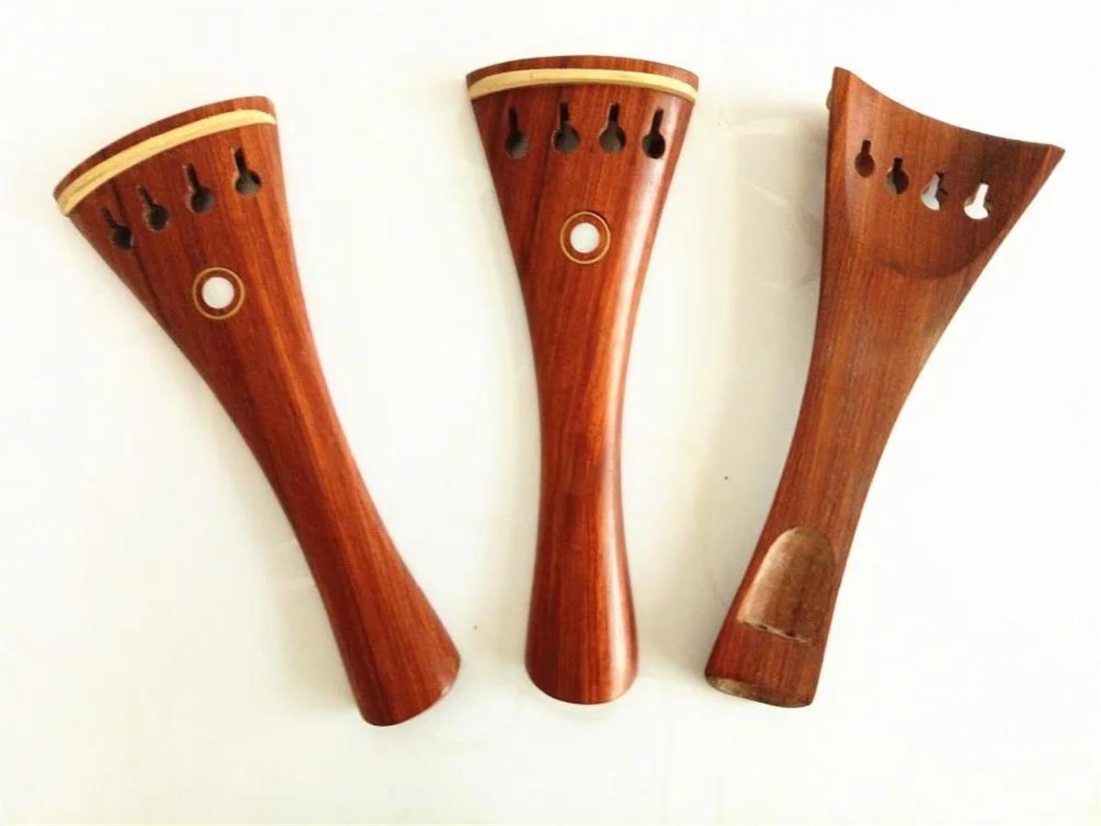 4 Pezzi 4/4 Cordiera Per Violino In Palissandro Fissa Accordatori Fini, Budello, Accessori Per Violino