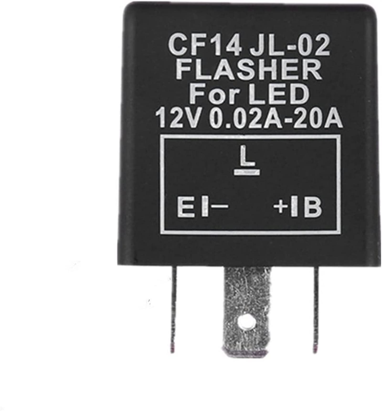 QEFHSVVZE Relay 12V 3 Pin CF13 CF14 JL-02 Electronic Car Flasher Relay to Fix LED Light Turn Signal Hyper Flash Blinking Light