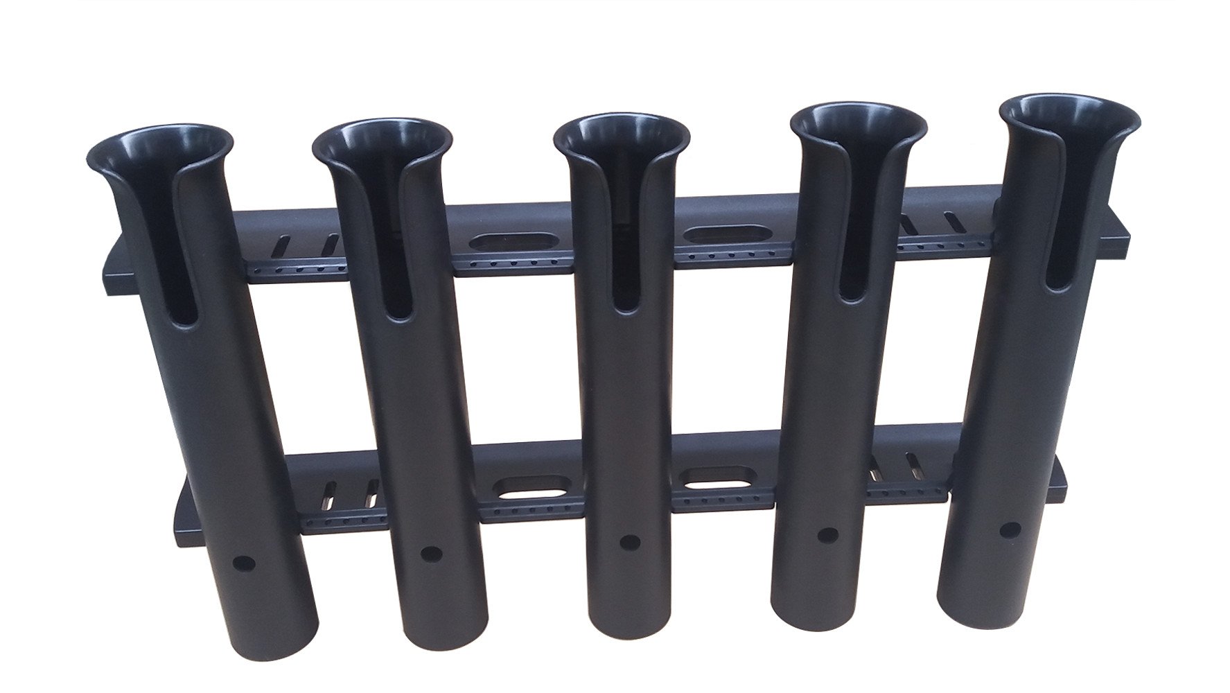 (5-Rod Poly Black Rod Rack) - Brocraft Tackle Rack Fishing Rod Holder/Fishing Rod Rack