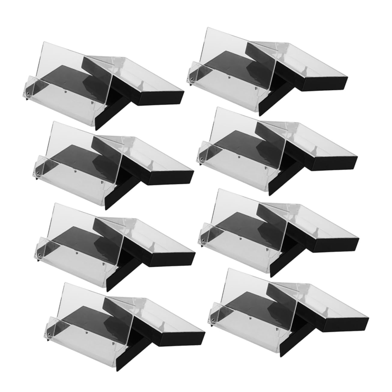 CONGARTENO 20pcs Retro Cassette Tape Storage Boxes Organizer for Audio Tapes Vintage Style Display Case for Use Multifunctional Audio Recording Cassette Holder