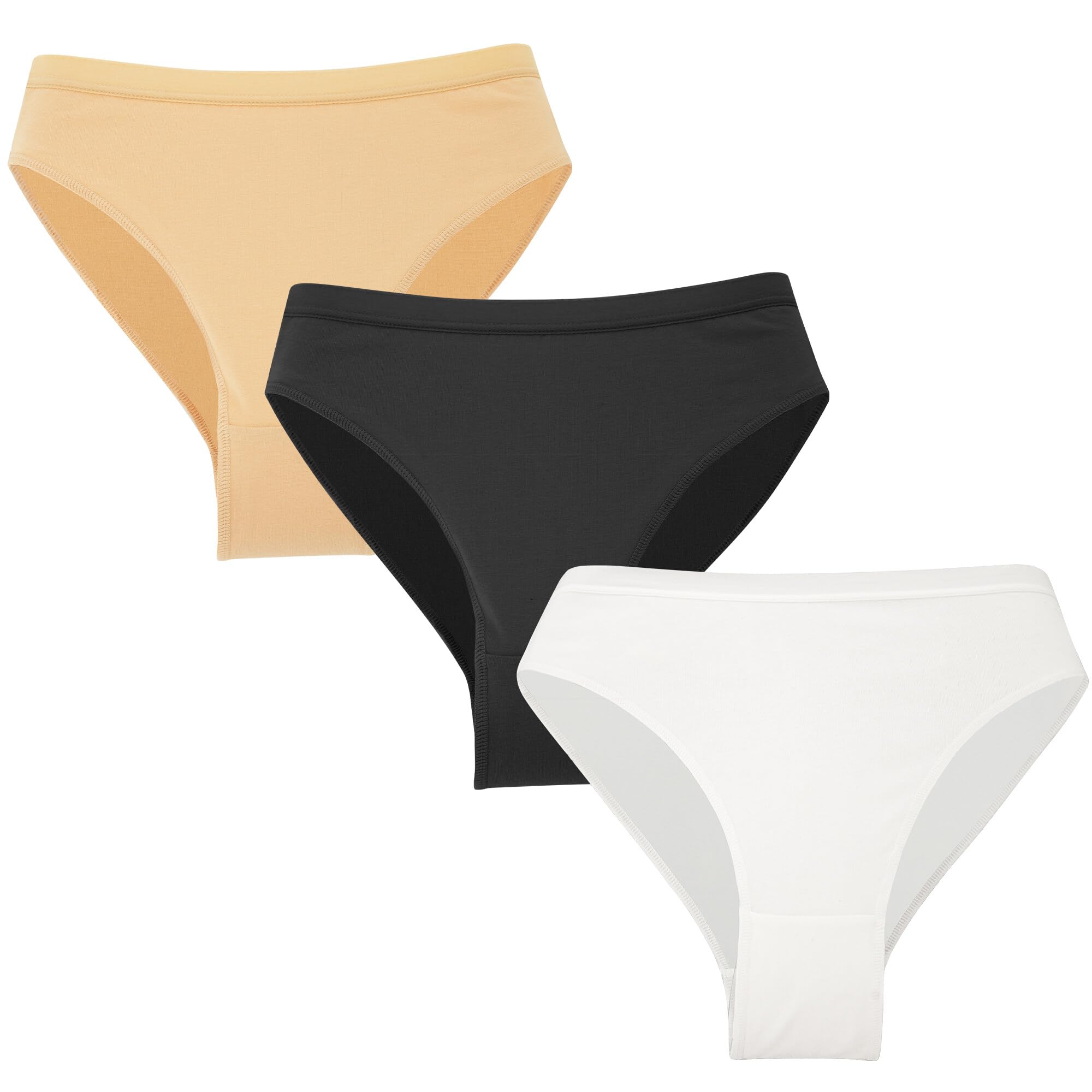 Girls' Seamless Dance Panties No Show Ballet Gymnastics Briefs High Cut Professional Ballerina Underpants