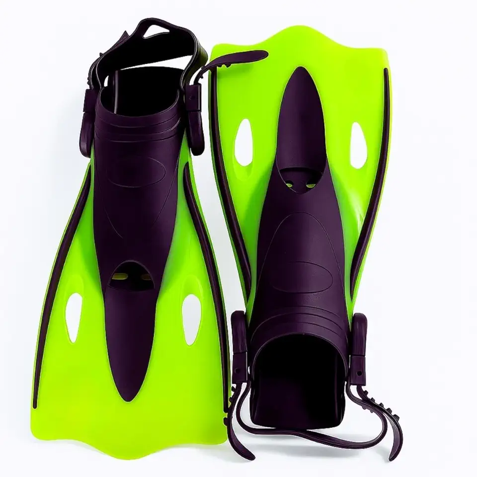 Pé de Pato para Natação e Nadadeira de Mergulho Ajustável e Durável (até 36)