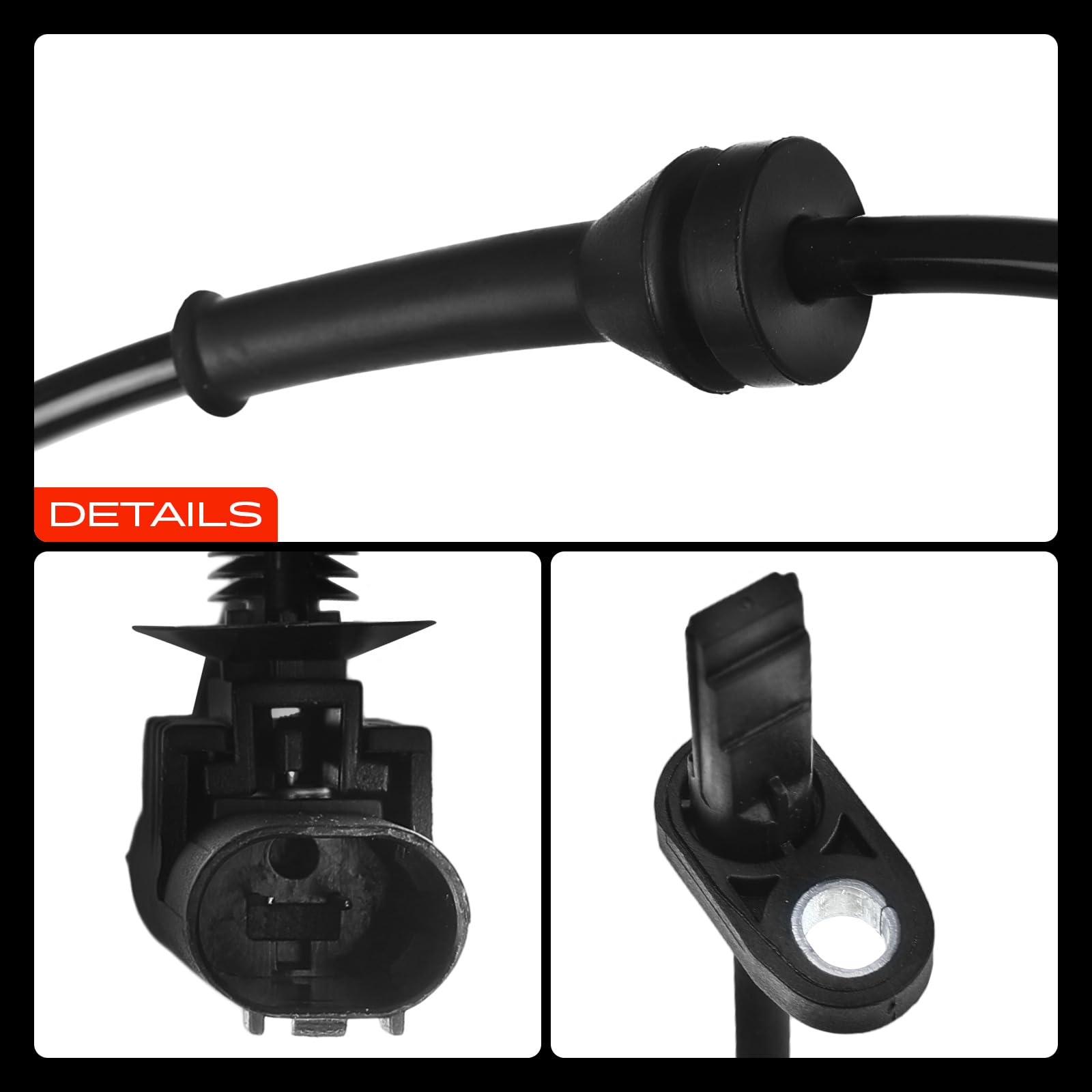 Frankberg Sensore Velocità Ruota ABS Sensore ABS 2-Poli Compatibile con 107 PM PN C1 PM PN Aygo B1 Aygo Furgone/Compatto B1 Replace# 895420H020,B000698080