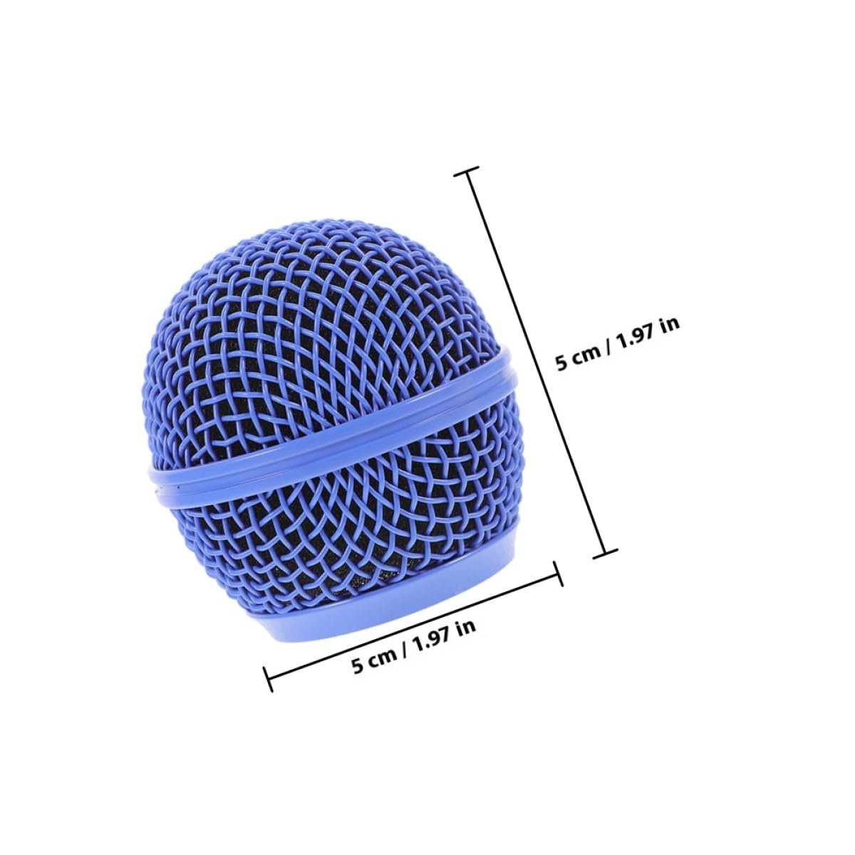 Gatuida 8 Piezas Rejilla de Micrófono Micrófono Metálica Cabezal de Malla para Reemplazo Anti-ruido para Músicos y Podcasters Accesorios Duraderos Profesionales