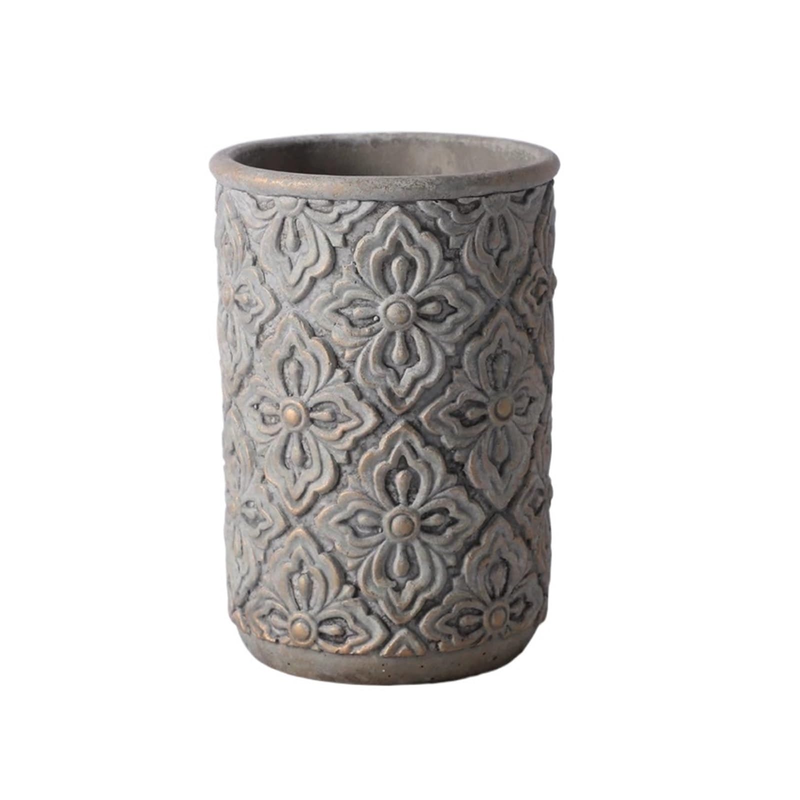 Cenz-888 flowerpot A Rustic, Vintage-style Terracotta Planter With A Thick, Rounded Base; A Breathable Cement Pots for Plants
