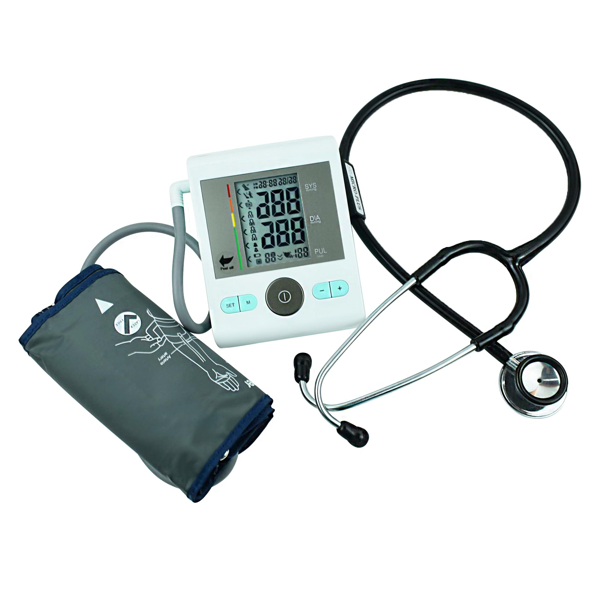 BM-29 Fully Automatic Digital Blood Pressure Monitor With Long Y-Tube Acoustic Stethoscope-image-30
