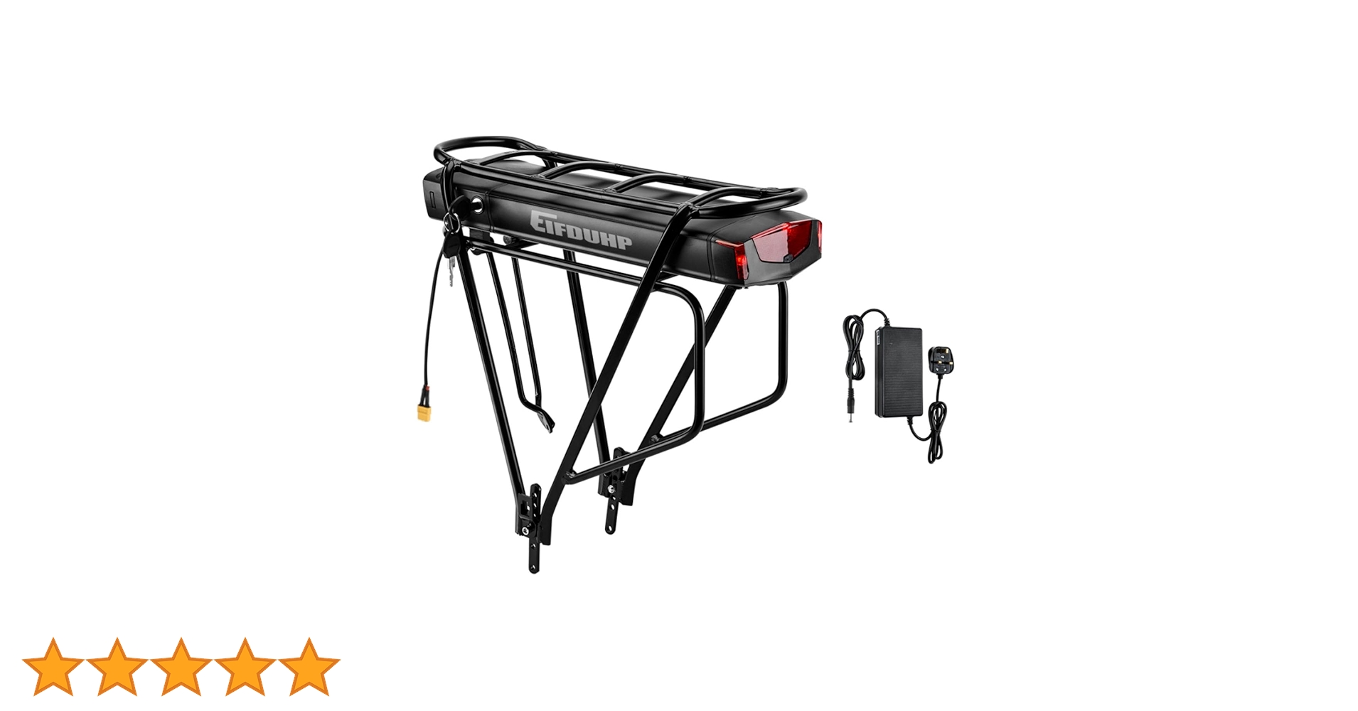 Adaluolo 36V 15Ah Ebike Battery With Pannier Rack, City Bicycle Battery