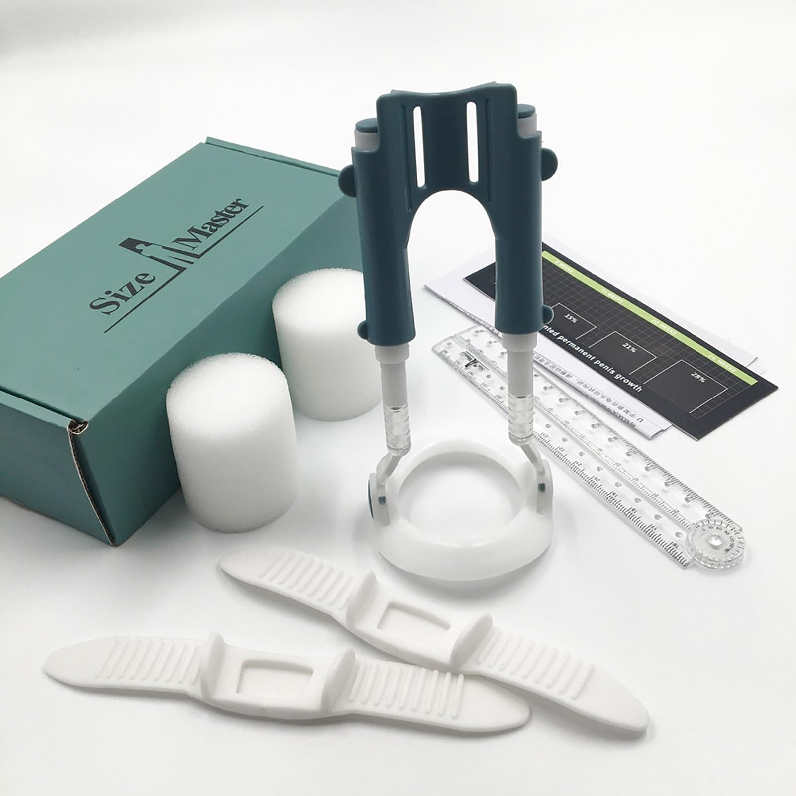 Kit extensor de pene profesional for hombres, sistema de alargamiento con dispositivo crecimiento extra masculino, juguete sexual (1 unidad)