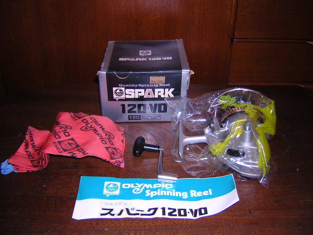 オリムピック　スピンニングリール　激レア　ビンテージ　ブリキ　インテリア オリムピック スピンニングリール 激レア ビンテージ ブリキ
