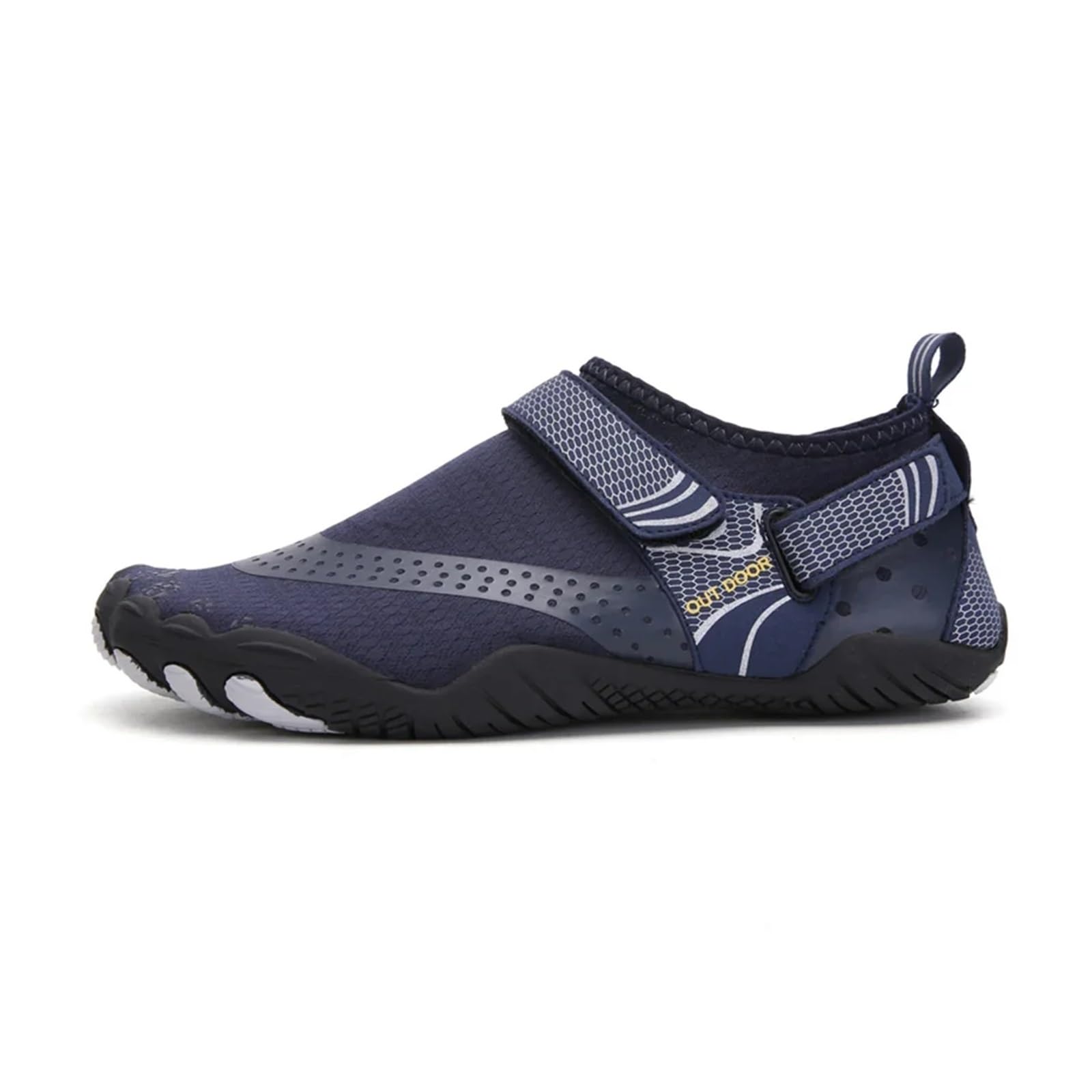 Scarpe Da Acqua Uomo Donna Scarpe da scoglio Scarpe antiscivolo ad asciugatura rapida Nuoto for esterni Scarpe da acqua a piedi nudi Scarpe da ginnastica leggere per Mare e Sport Acquatici(A021-DarkBl