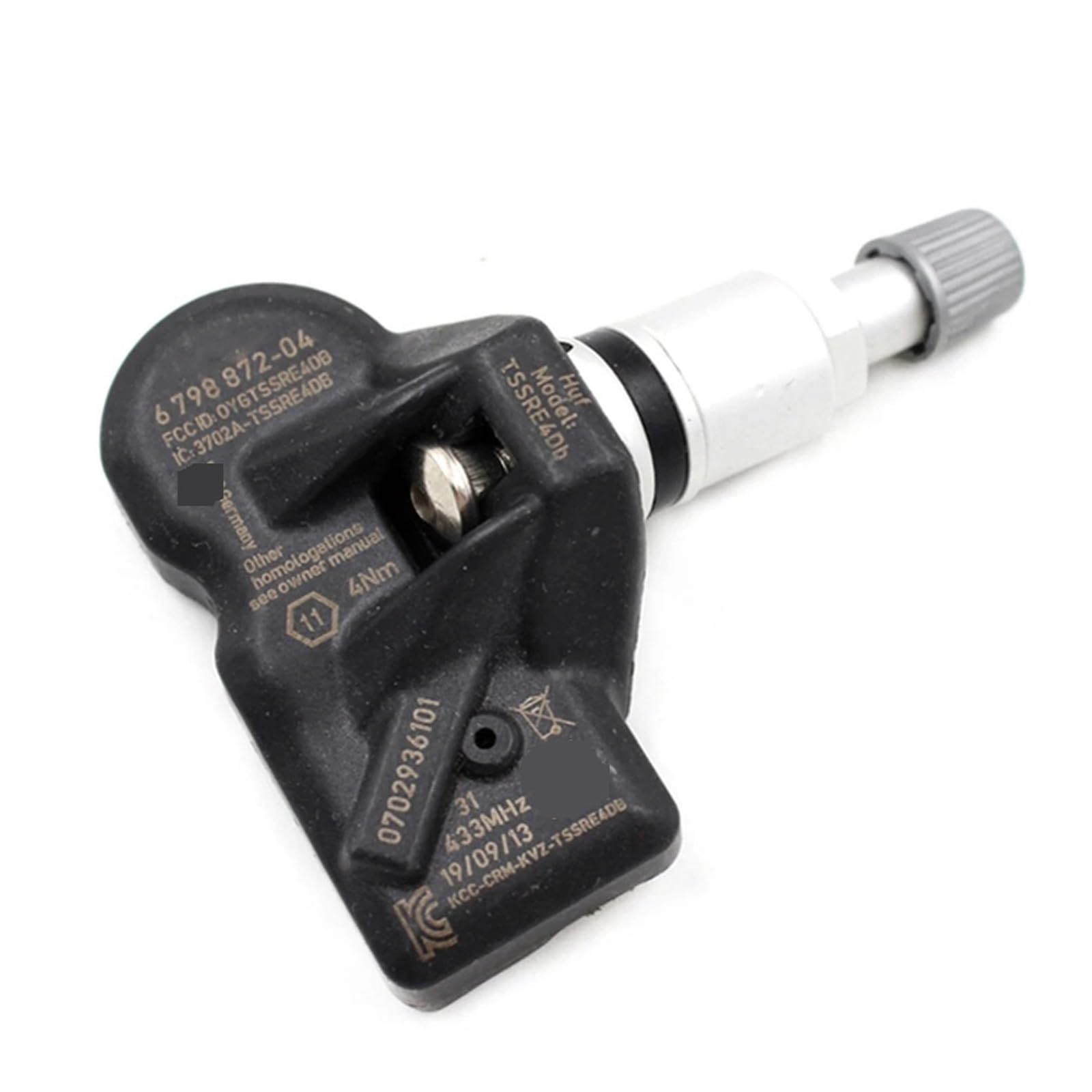 Monitor della Pressione dei Pneumatici Adatto per BMW 5 6 7 X1 X3 X4 36106798872 36106874830 TPMS Sistema di monitoraggio della Pressione dei Pneumatici Sensore TPMS per Auto 4 Pezzi