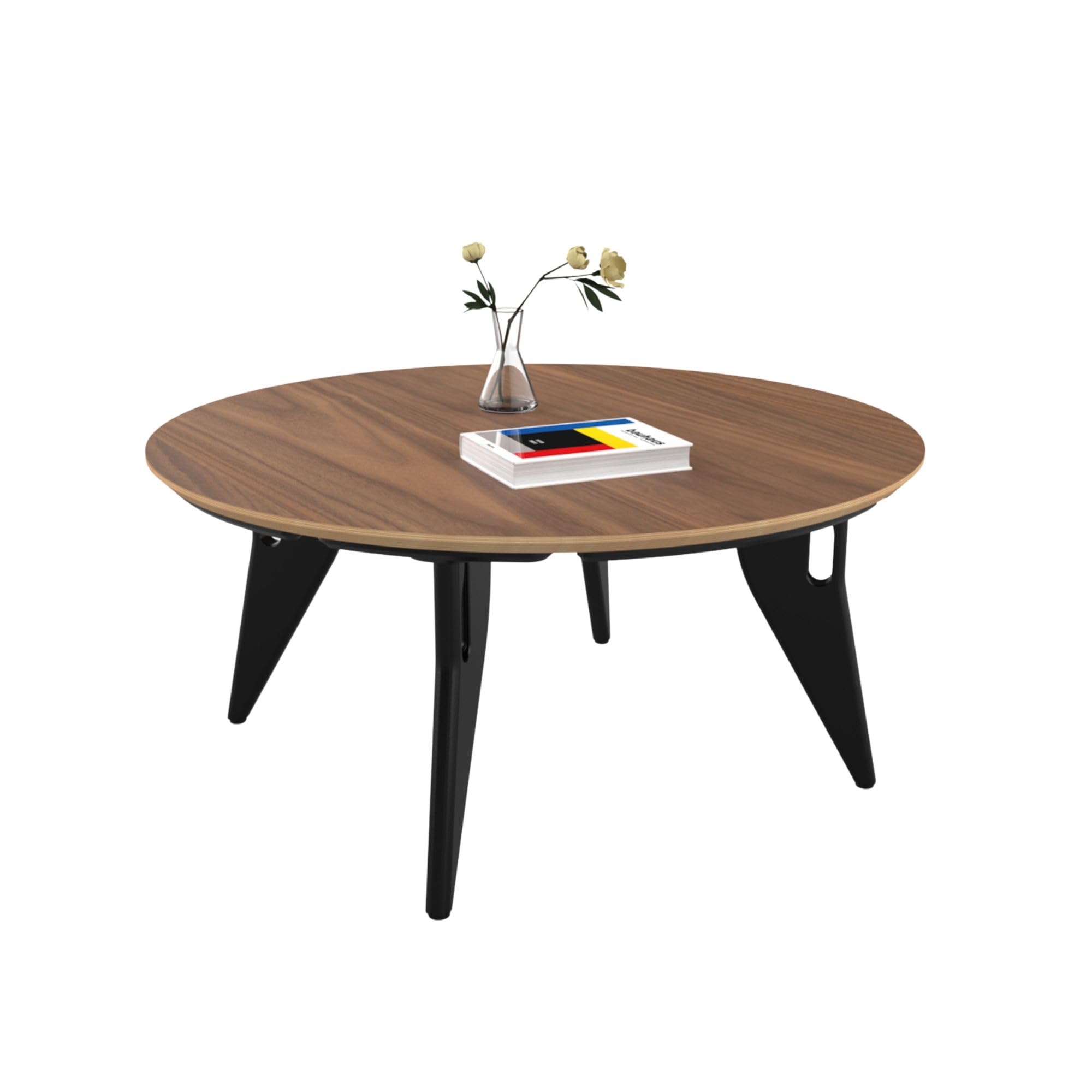 Amazon.com: HOEK Round Coffee Table – Modern Convertible Table