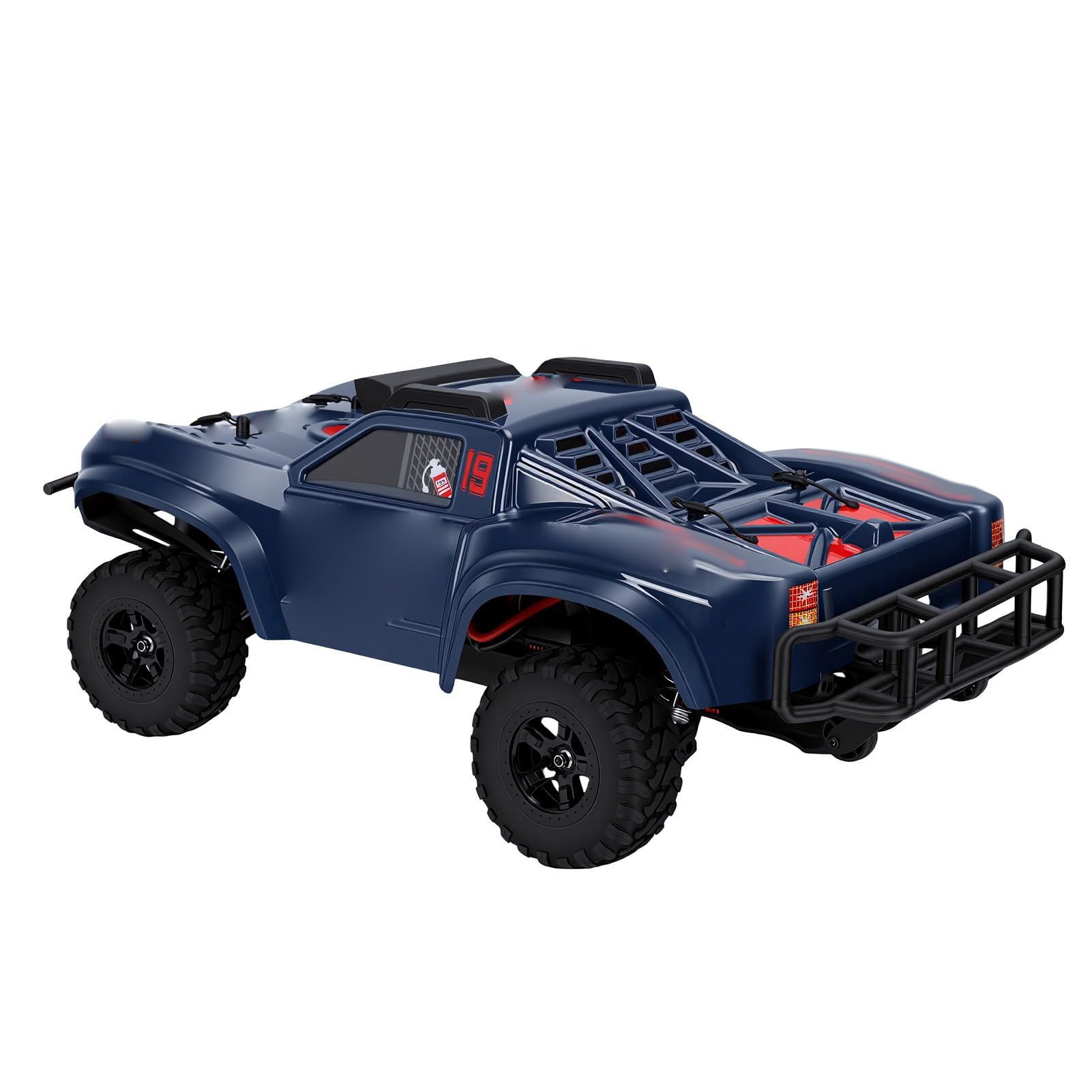 Drfeify Coche Teledirigido 1/10 RC sin Escobillas, Vehículo Todoterreno