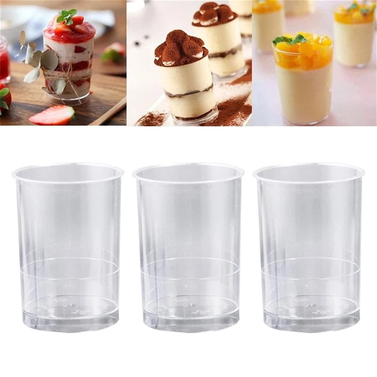 Amazon | ガラス デザートグラス 160mlムースケーキデザートカップ