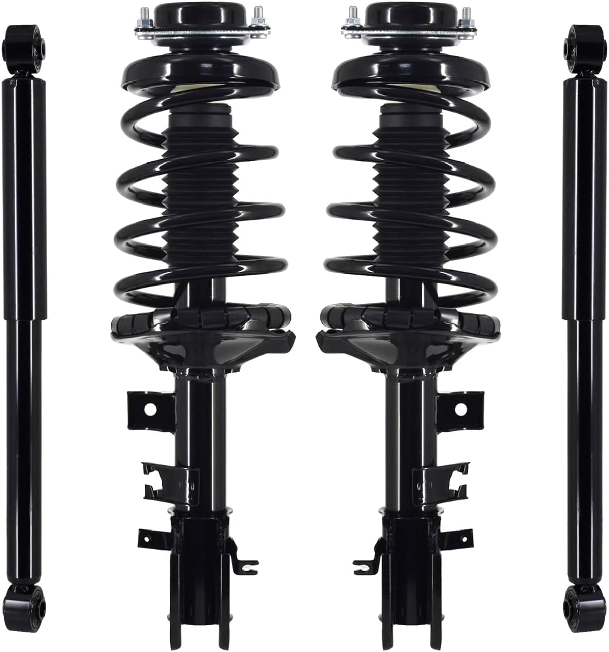 PM Auto Set of 4 Front Quick Complete Strut-Rear Shock Compatible With 1999-2001 Nissan Pathfinder