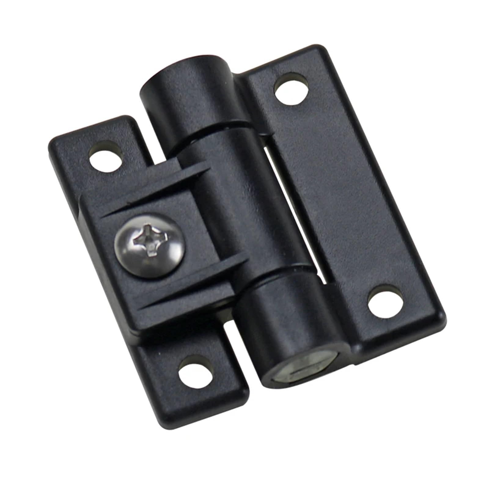 Industrial Equipment Flame-Retardant Damping Plastic Material Cabinet Door Hinge Machinery 1Pcs(Black,Large)