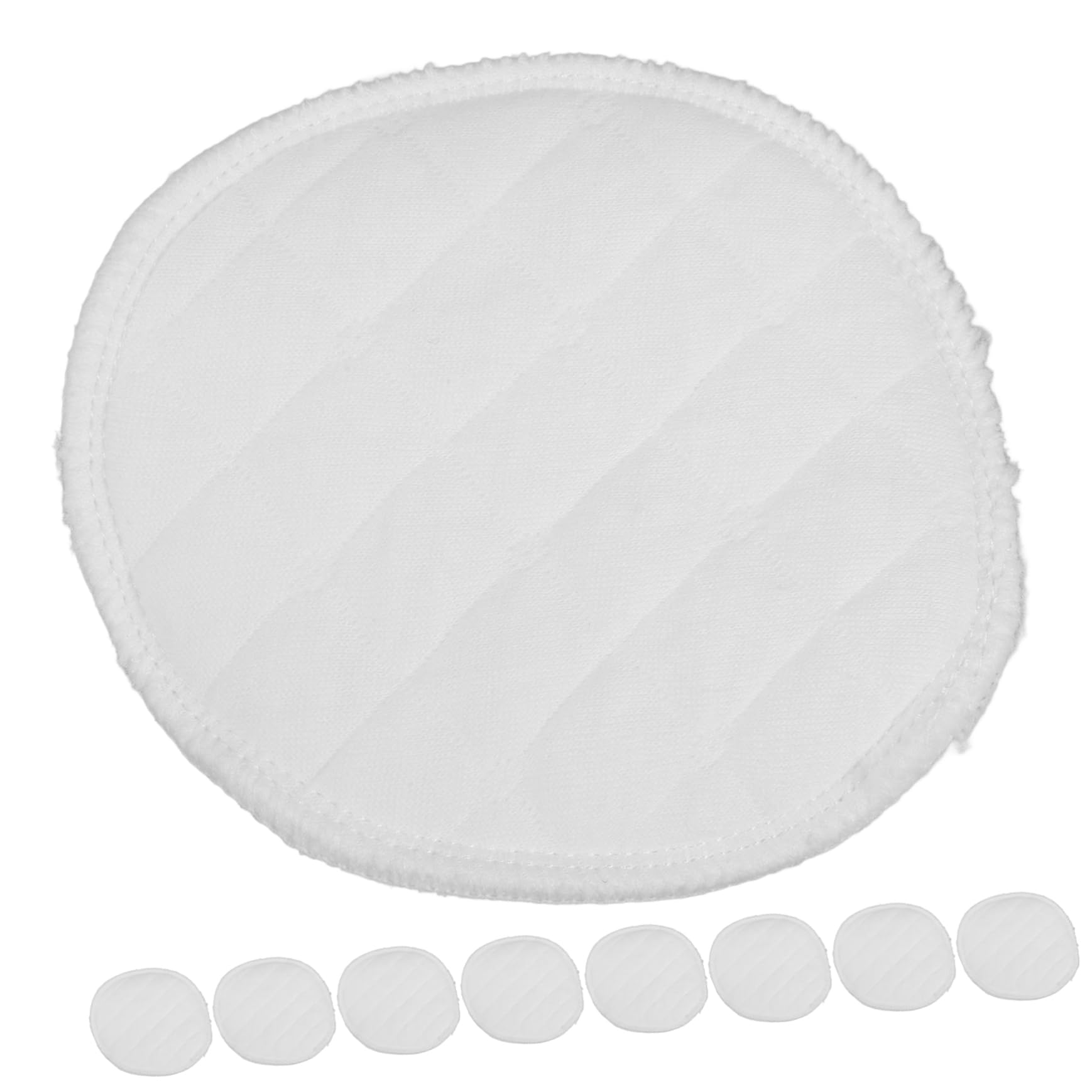 HAPINARY Nipple Pads for Breastfeeding 10 Reusable Washable Pads Soft Cotton Leakproof Maternity Nursing Support