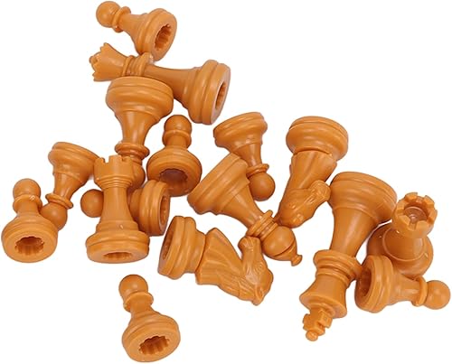 Miniatura 9 de Piezas de ajedrez de repuesto universales resistentes a caídas de doble color reutilizables piezas de ajedrez piezas de estatuilla para fiesta color