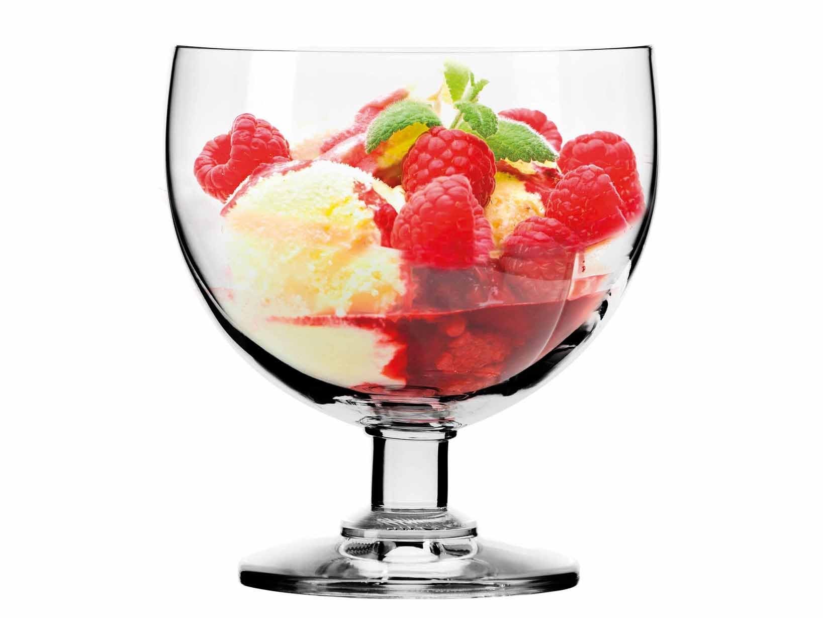 H&H Magel Paquete de 6 Cuencos de Vidrio para Helado/Macedonia Cl35, Multicolor, One Size, 6