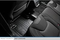 Vista 2 de MAXLINER Alfombrillas de segunda fila para Jeep Cherokee 2014-2023