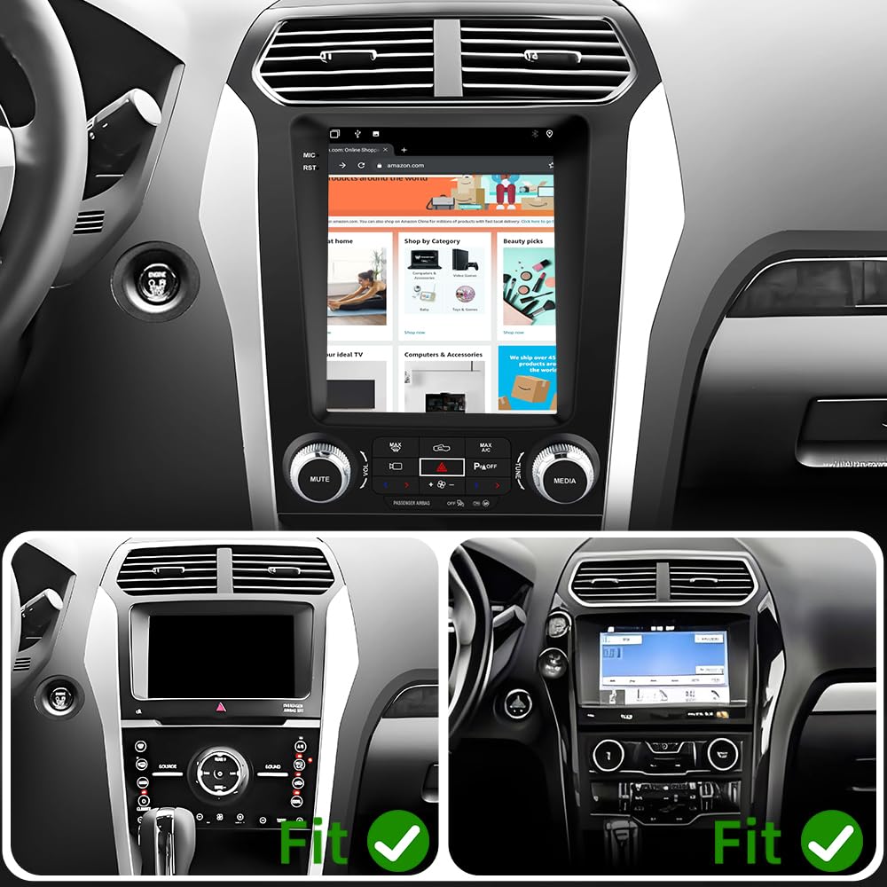 4G 64G Car Stereo Android 13 For Ford Explorer 2011-2019, 9.7 Inch IPS Touch Screen