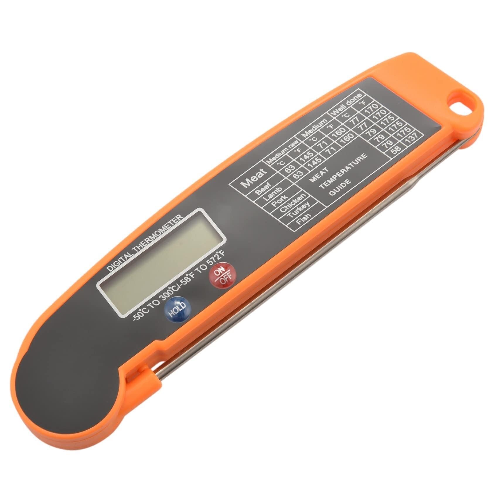 Termometro digitale for carne con sonda ad alta temperatura, termometro elettrico for alimenti da cucina, grigliate, barbecue, affumicatori, liquidi, friggitrice, olio caldo.