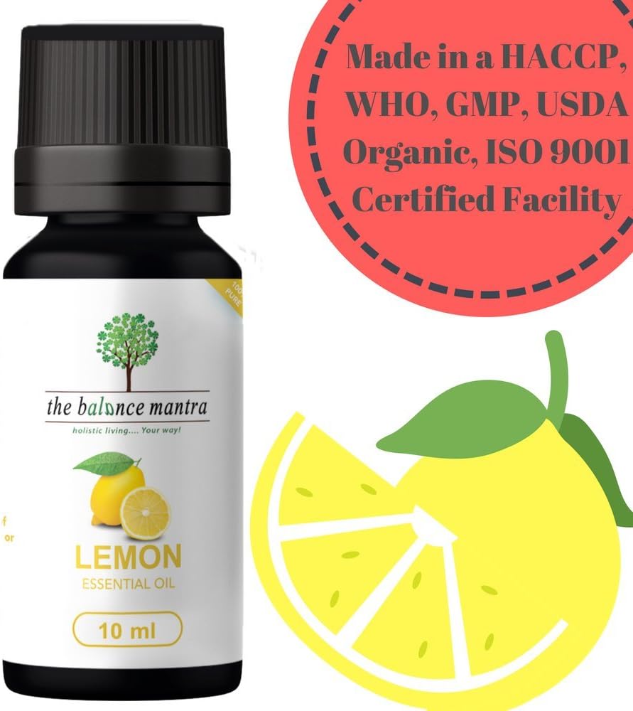 The Balance Mantra Lemon Essential Oil, 10ml