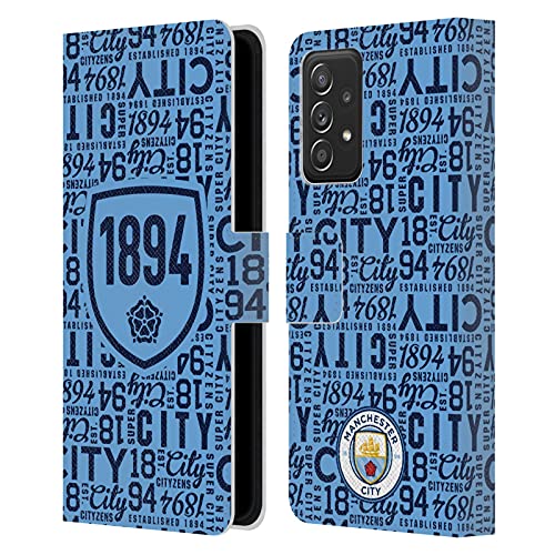 Cadeau Fan Man City Étui Portefeuille Samsung Galaxy A53 5G