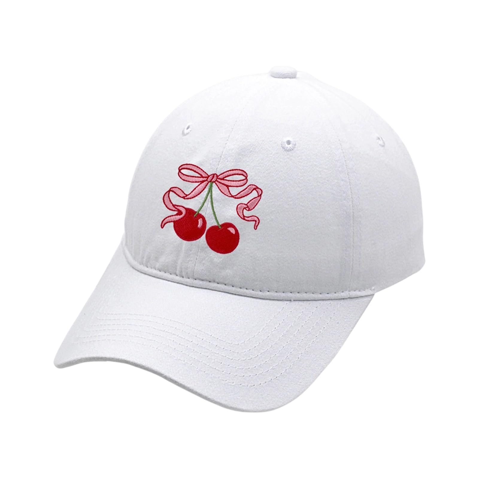 Cappello da baseball regolabile in cotone con stampa con fiocco, per attività all'aperto, hiphop, danza, cappello da baseball