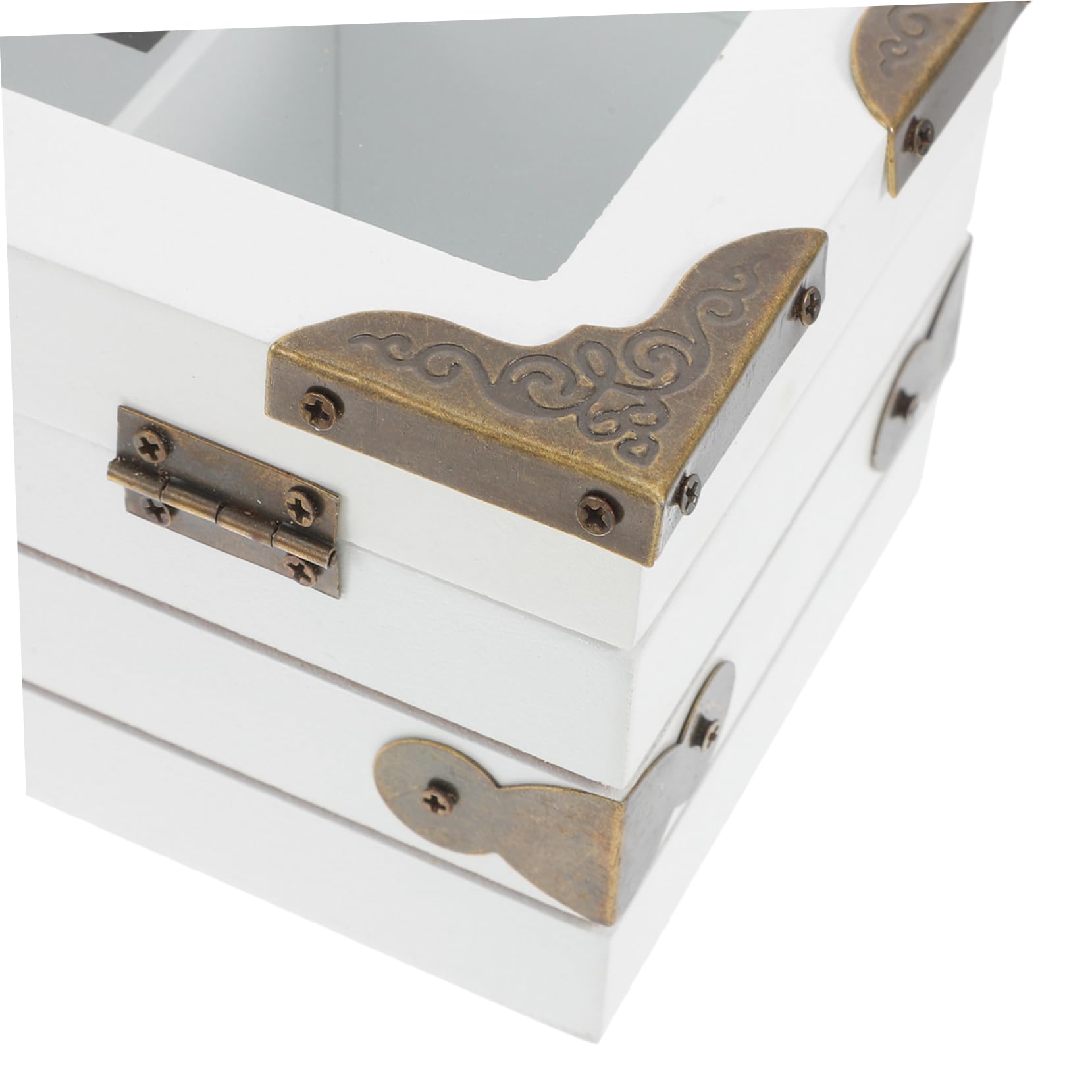 Luxshiny Teebeutelbox Aus Holz Mit Sichtfenster Multifunktionale Aufbewahrungsbox Mit Fächern Für Teebeutel Und Zuckerpäckchen Kompakter Holzorganizer Für Küche Oder Wohnzimmer